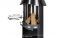 Bild 9 von Firestar Edelstahl Grillkamin/Gartenkamin DN 550 Classic  / (Farbe) dunkelgrau