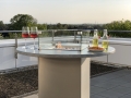 Bild 2 von Gaskamin Outdoor Firestar Ambiente Bartable  / (Verkleidung) Edelstahl gebürstet V2A